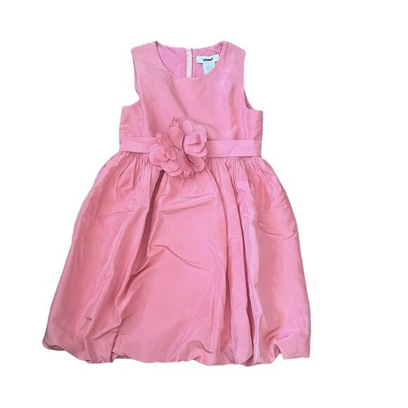 Crewcuts (6y) Pink Silk Bubble Hem Dress - Picture 1 of 9